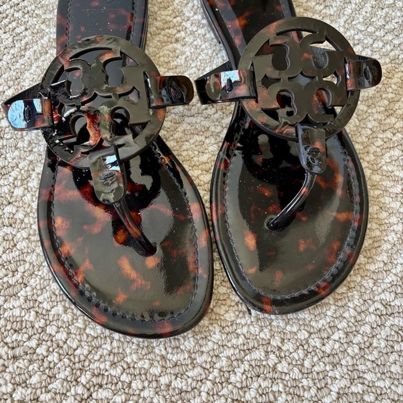 Tory Burch Miller Tortoise Sandals - Picture 5 of 10